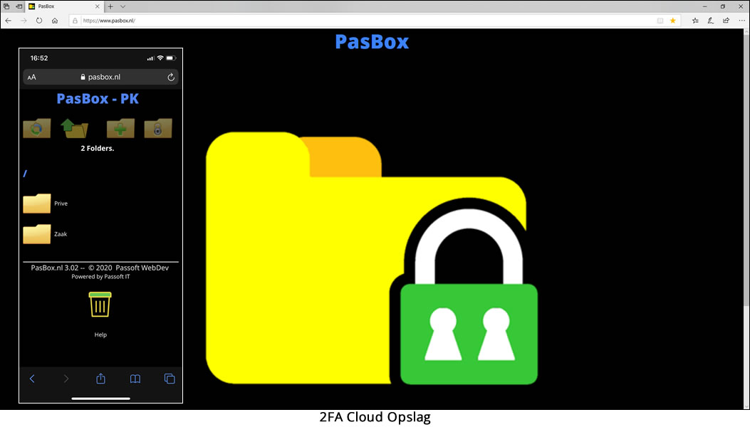 2FA Cloud Opslag